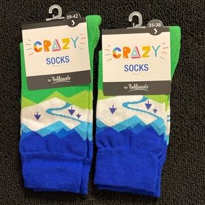 NWT - Set of 2 Crazy Socks, Christmas